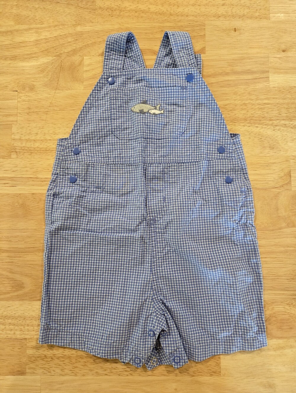 Gingham Baby Overalls